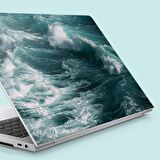 Dalgalı Deniz Notebook Sticker, Laptop sticker,, Hp Sticker, Asus Sticker, 15.6 inç Sticker
