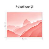 Pembe Sisli Dağlar Notebook Sticker, Laptop sticker,, Hp Sticker, Asus Sticker, 15.6 inç Sticker