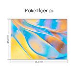 Holografik Desen Notebook Sticker, Laptop sticker,, Hp Sticker, Asus Sticker, 15.6 inç Sticker