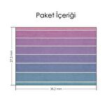 Keskin Pembe Gradient Notebook Sticker, Laptop sticker,, Hp Sticker, Asus Sticker, 15.6 inç Sticker