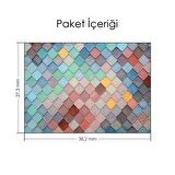 Pastel Renkli Pullar Notebook Sticker, Laptop sticker,, Hp Sticker, Asus Sticker, 15.6 inç Sticker