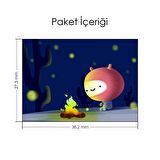 Sevimli Uzaylı Notebook Sticker, Laptop sticker,, Hp Sticker, Asus Sticker, 15.6 inç Sticker