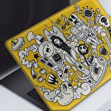 Doodle-3 Notebook Sticker, Laptop sticker,, Hp Sticker, Asus Sticker, 15.6 inç Sticker