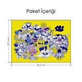 Doodle-4 Notebook Sticker, Laptop sticker,, Hp Sticker, Asus Sticker, 15.6 inç Sticker