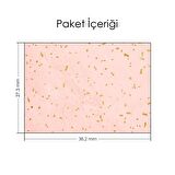 Pembe Terrazo Desen Notebook Sticker, Laptop sticker,, Hp Sticker, Asus Sticker, 15.6 inç Sticker