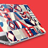 Karelerde Desenler-2  Notebook Sticker, Laptop sticker,, Hp Sticker, Asus Sticker, 15.6 inç Sticker
