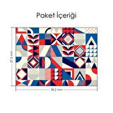 Karelerde Desenler-2  Notebook Sticker, Laptop sticker,, Hp Sticker, Asus Sticker, 15.6 inç Sticker