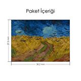Van Gogh Buğday Tarlası Notebook Sticker, Laptop sticker,, Hp Sticker, Asus Sticker, 15.6 inç Sticker