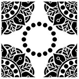 Dış Quad Mandala Stencil Boyama şablonu 30x30 cm, Duvar Stencil, Fayans Stencil, Mobilya Stencil