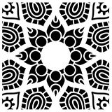 Yıldız Mandala Stencil Boyama şablonu 30x30 cm, Duvar Stencil, Fayans Stencil, Mobilya Stencil