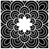 Çiçek Mandala Stencil Boyama şablonu 30x30 cm, Duvar Stencil, Fayans Stencil, Mobilya Stencil