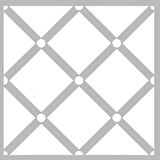 Baklava Büyük Desen Stencil Boyama şablonu 30x30cm,Duvar Stencil,Fayans Stencil,Mobilya Stencil