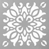 Karo 48 Stencil Boyama şablonu 30x30 cm, Duvar Stencil, Fayans Stencil, Mobilya Stencil
