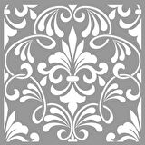 Damla Desenler Stencil Boyama şablonu 30x30 cm, Duvar Stencil, Fayans Stencil, Mobilya Stencil