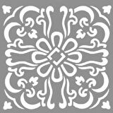 Karo Daisy Stencil Boyama şablonu 30x30 cm, Duvar Stencil, Fayans Stencil, Mobilya Stencil