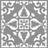 Karo Moss Stencil Boyama şablonu 30x30 cm, Duvar Stencil, Fayans Stencil, Mobilya Stencil