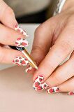 Çilek -2 Tırnak Dövmesi,Tırnak Tattoo,Nail Art ,Tırnak Sticker