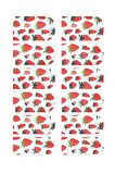 Çilek -2 Tırnak Dövmesi,Tırnak Tattoo,Nail Art ,Tırnak Sticker