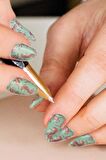 Kaplan -2 Tırnak Dövmesi,Tırnak Tattoo,Nail Art ,Tırnak Sticker