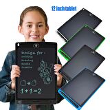 12 inc Grafik Digital Çocuk Yazı Çizim Tableti Lcd Ekranlı + Tablet Kalemli