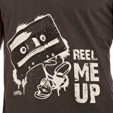 Biggdesign T-Shirt Reel Me Up Siyah-S