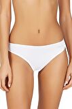 Kom Basic Düz 2'Li Beyaz Külot