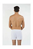 Erkek Beyaz Adrian 2'li Ekonomik Kutu Boxer