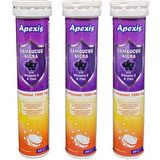 Apexis Sambucus Nigra Vitamin C 1000 Mg 3 x 20 Tablet