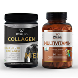 WiseLab Men Collagen 300gr + Multivitamin Bitkisel 30 Kapsül