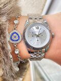 Ferrucci Rolex Kasa Yeni Sezon 1. Sınıf Çelik Kadın Kol Saat