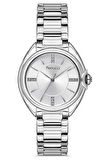 Ferrucci Silver Çelik Yeni Sezon Şık Kadın Kol Saati+%100 Çelik Kolye Hediye