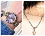 Ferrucci Süper Model Çelik Kadın Kol Saati+Çelik Kolye Hediyeli