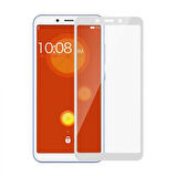 Xiaomi Redmi 6A Uyumlu Ön Koruma Temperli Cam Ekran Koruyucu (Beyaz)