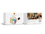 Nettech NT-BTS08 Rgb Karaoke Box Kablosuz Hoparlör - Speaker (Bej)
