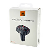 Nettech NT-CCH01 30W Bluetooth FM Transmitter Araç Şarj Aleti (Siyah)