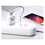 Nettech NT-HCH02 Type-C Hızlı Şarj Aleti Beyaz