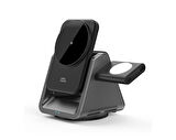 Nettech NT-WCH05 3 in 1 15W Kablosuz Wireless Şarj