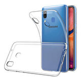 Samsung Galaxy A20s Uyumlu Lux Seri Premium Şeffaf Silikon Kılıf