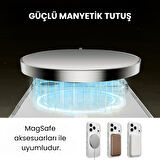 iPhone 17 Magsafe Uyumlu Şeffaf Silikon Kılıf