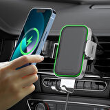 Nettech NT-CHC32 15W Otomatik Sensörlü Kablosuz Araç Şarj Cihazı & Telefon Tutucu