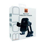 Nettech NT-CHC32 15W Otomatik Sensörlü Kablosuz Araç Şarj Cihazı & Telefon Tutucu