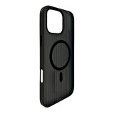 iPhone 16 Pro Max Mat Magsafe Uyumlu Manyetik Silikon Kılıf (Gri)