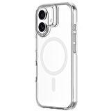 iPhone 16 Magic Mask Air Bairrer Seri Magsafe Uyumlu Şeffaf Manyetik Silikon Kılıf