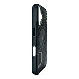iPhone 16 Plus Uyumlu Nio Magsafe Matte Armor Kılıf (Siyah)