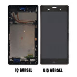 Teknonet Sony Xperia Z5 Plus Uyumlu Org Lcd+Dokunmatik+Çıtalı VR-4766