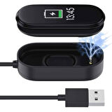 Xiaomi Mi Band 4 Uyumlu Usb Şarj Aleti (Siyah)