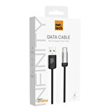Nettech NT-DC48 3A Plastik 100 Cm Type-C Şarj ve Data Kablosu (Siyah)