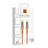 Nettech NT-DC35 30W Plastik 100 Cm Type-C To Lightning Şarj ve Data Kablosu (Turuncu)