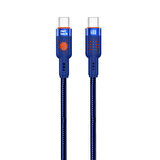 Nettech NT-DC32 60W Plastik 100 Cm Type-C To Type-C Şarj ve Data Kablosu NT-108296