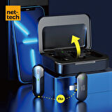 Nettech NT-0T09 Lightning Duo Wireless Mini Kablosuz Yaka Mikrofonu